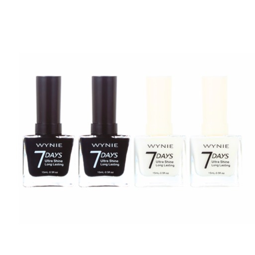 Esmalte de uñas 7 Days Negro & Blanco