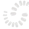 100 Uñas Postizas Transparentes