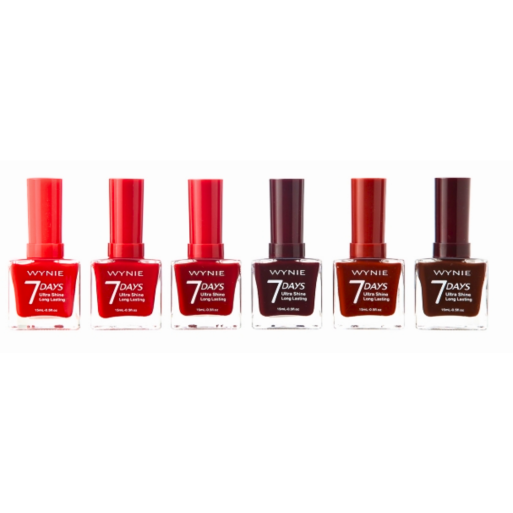 Esmalte de Uñas 7Days Rojo, Marrón