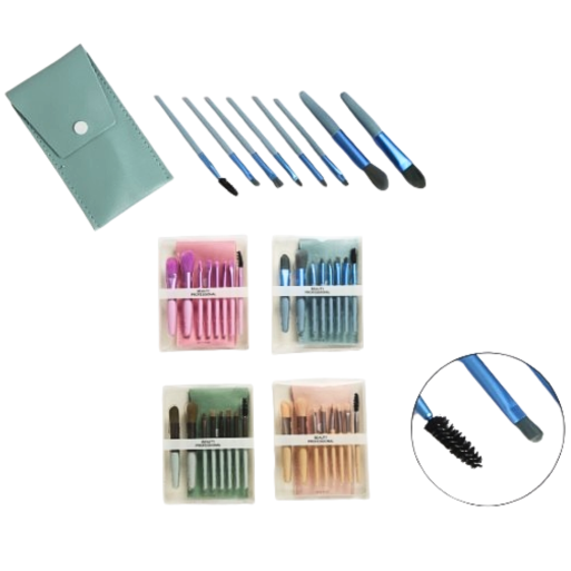 Set 8 Brochas de Maquillaje
