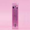Set 3 Pinceles Maquillaje de Ojos y Cejas