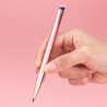 Pincel de Doble Extremo con Corte Biselado y Pincel para Eyeliner