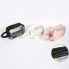 Neceser Transparente Mediano con Asa de Mano - Washbag