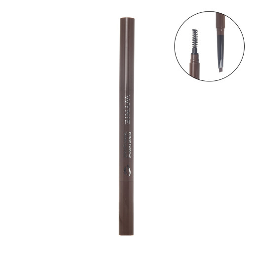 Lápiz de Cejas Fórmula Waterproof Punta Ultrafina Retráctil con Goupillón - Perfect Eyebrow