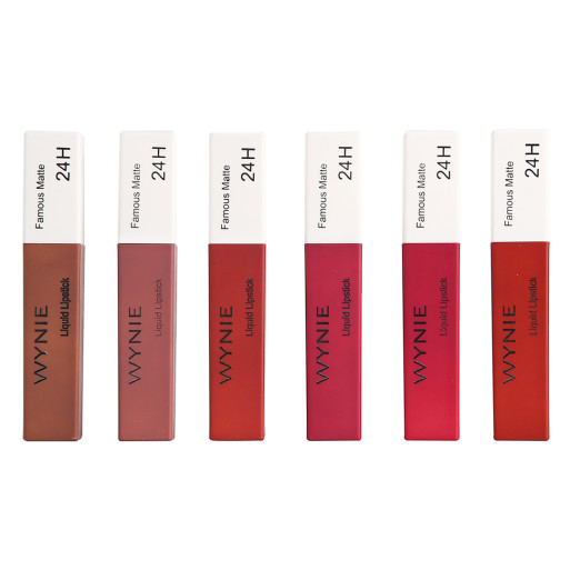 Pack 6 Labiales Líquidos Mate - Famous Matte
