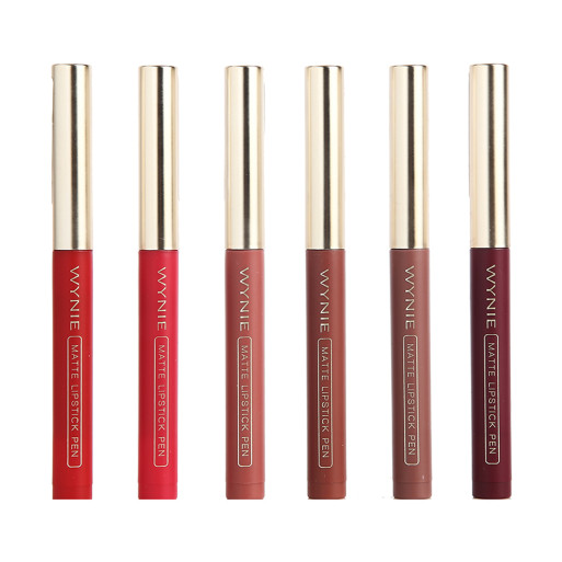 Pack 6 Barras De Labios con Punta Retráctil - Matte Lipstick Pen