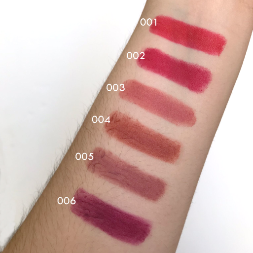 Pack 6 Barras De Labios con Punta Retráctil - Matte Lipstick Pen